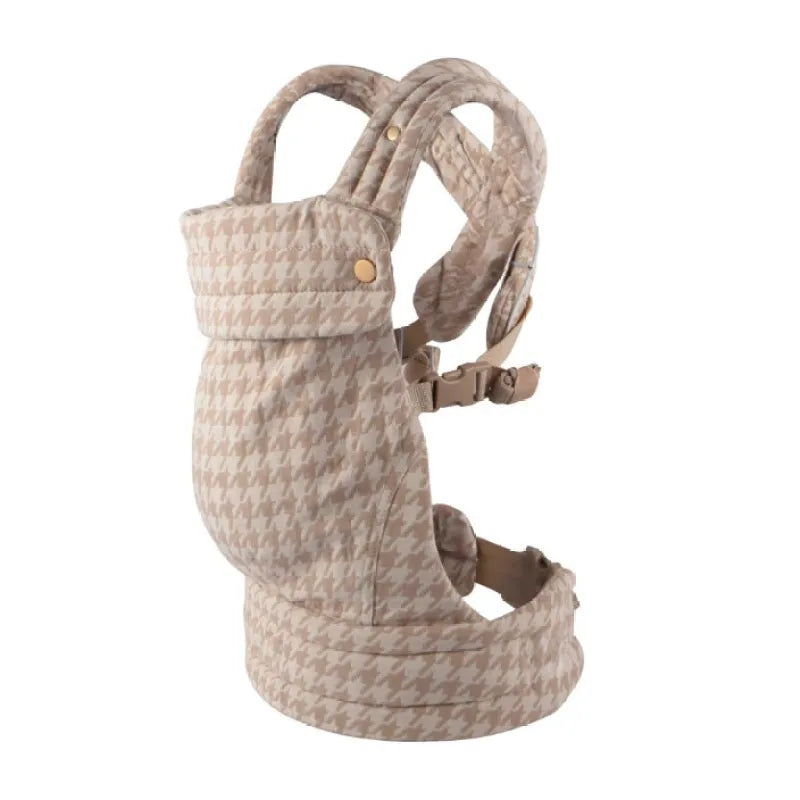 Porte-bébé Angel – Lin & Coton, Ajustable XS–XL, Ventral & Dorsal (7–16 kg)