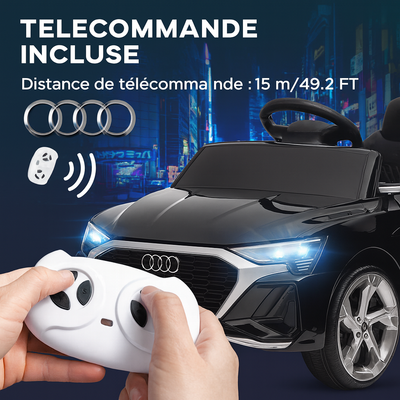 Audi Q8 e-tron Sportback 12V – Voiture Électrique Enfant Officielle, RC & Lumières