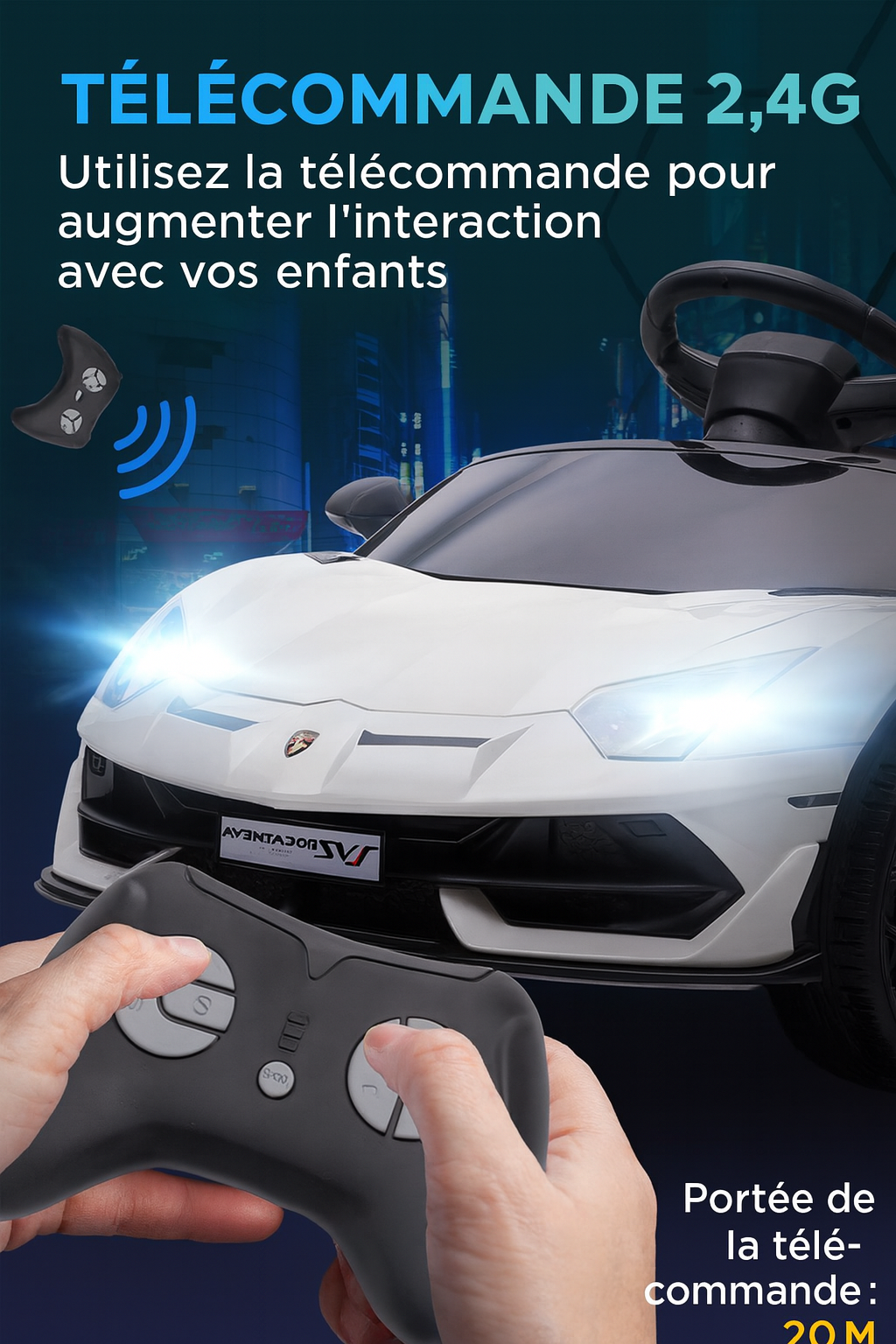 Lamborghini 12V officielle – Voiture Électrique Enfant