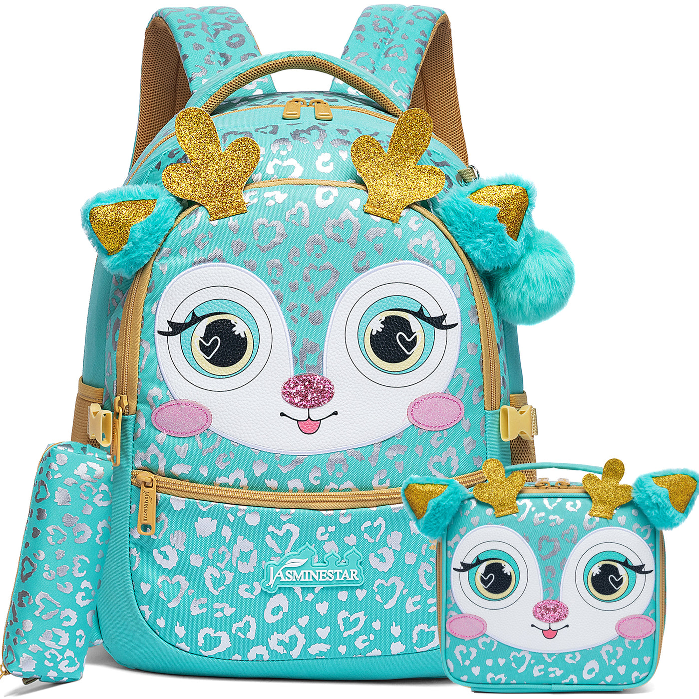Pack Sac à Dos  Chat Gazelle – 3 pièces
