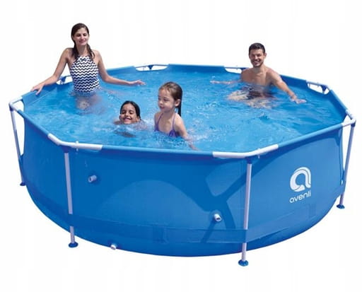 Piscine de jardin rack 300x76 cm Avenli avec pompe & filtre