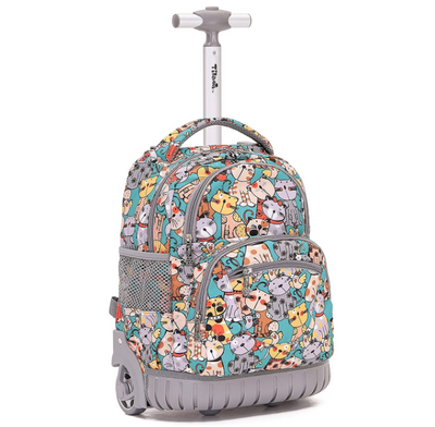 Cartable à roulettes enfant pratique et robuste - Cats