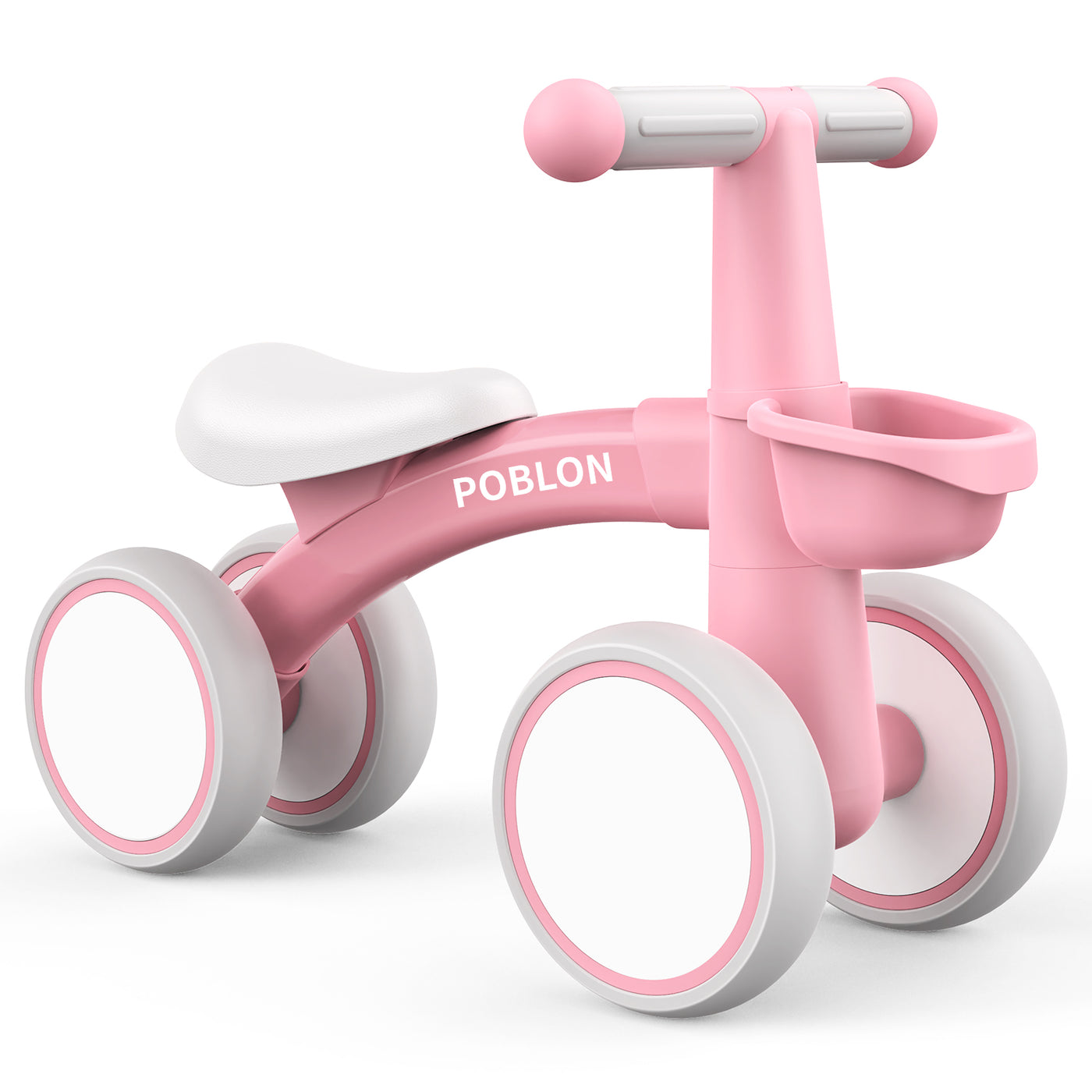 Vélo d’Équilibre Bébé – 4 Roues Sécurisées (12–24 mois)