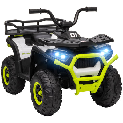 Quad Électrique Enfant 12V – Suspension, 4 Phares, USB