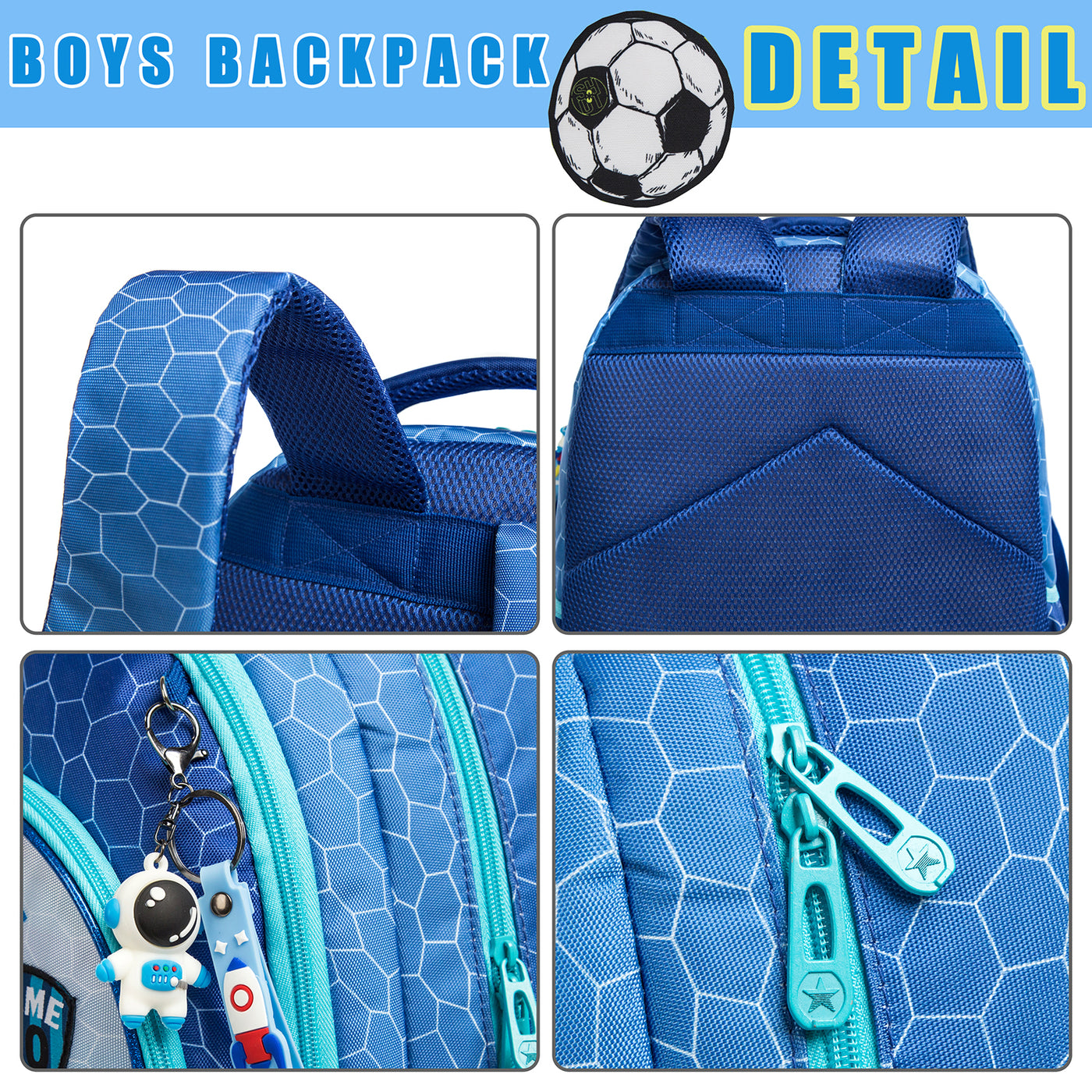 Pack Sac à Dos  Football – 3 pièces