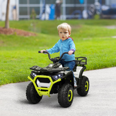 Quad Électrique Enfant 12V – Suspension, 4 Phares, USB