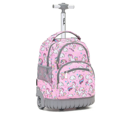 Cartable à roulettes enfant pratique et robuste - Unicorne