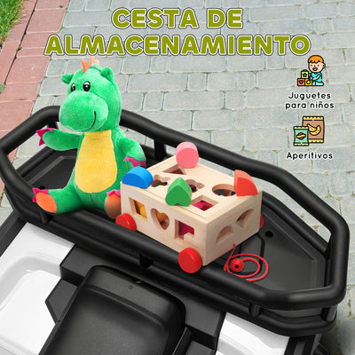 Quad Électrique Enfant 12V – Suspension, 4 Phares, USB