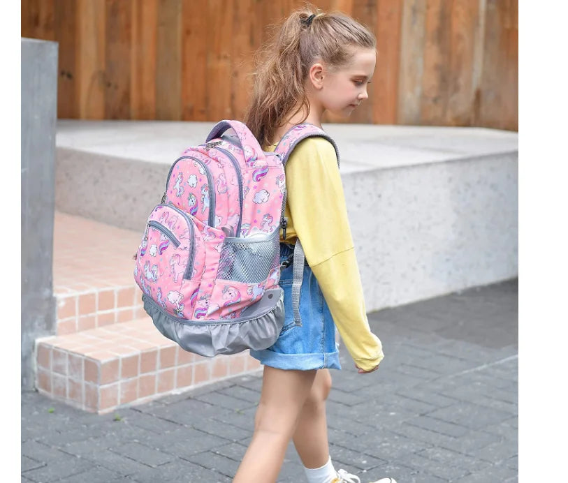 Cartable à roulettes enfant pratique et robuste - Unicorne