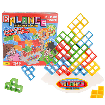 Jeu d’Équilibre & Empilement – Blocs Colorés