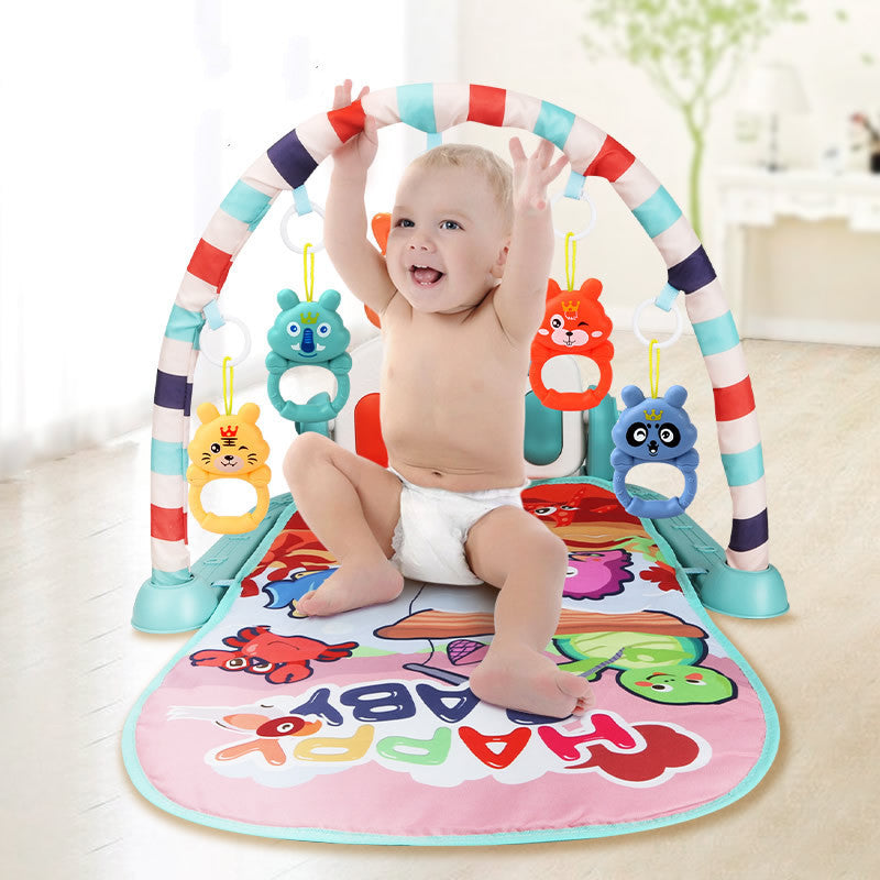 Piano Tapis d’Éveil Bébé – Arche d’Activités avec Pédales