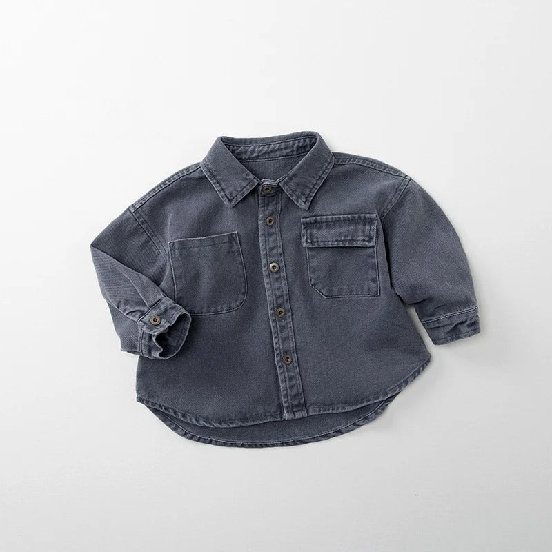 Chemise d’Automne – Élégance & Confort pour Enfants (1 à 6 ans)