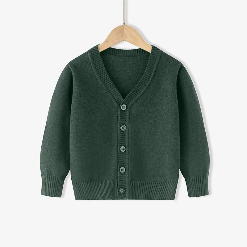 Pull en Coton Uni – Confort & Style pour Garçons (2 à 12 ans)