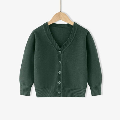 Pull en Coton Uni – Confort & Style pour Garçons (2 à 12 ans)