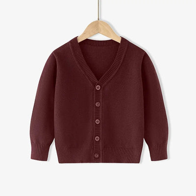 Pull en Coton Uni – Confort & Style pour Garçons (2 à 12 ans)