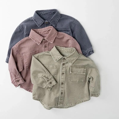 Chemise d’Automne – Élégance & Confort pour Enfants (1 à 6 ans)