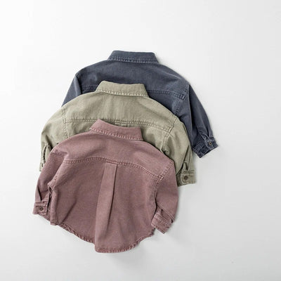 Chemise d’Automne – Élégance & Confort pour Enfants (1 à 6 ans)