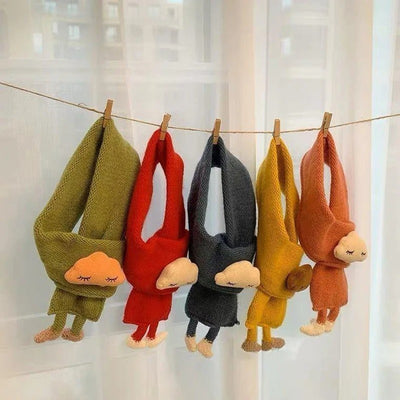 Écharpe Bébé Nuage 3D – Tricot Doux & Chaud (1 à 5 ans)