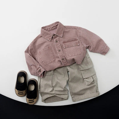 Chemise d’Automne – Élégance & Confort pour Enfants (1 à 6 ans)