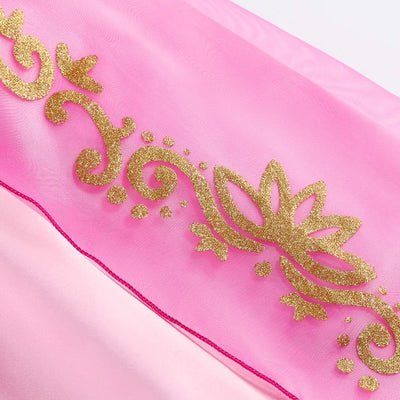 Robe de Princesse Raiponce Disney – Costume Violet à Manches Bouffantes (2 à 10 ans)