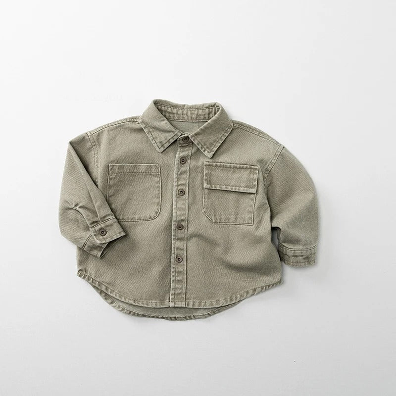 Chemise d’Automne – Élégance & Confort pour Enfants (1 à 6 ans)