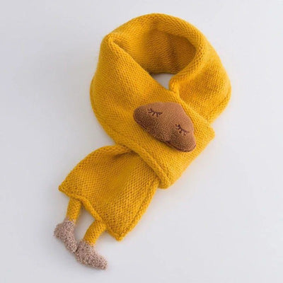 Écharpe Bébé Nuage 3D – Tricot Doux & Chaud (1 à 5 ans)