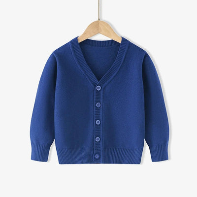 Pull en Coton Uni – Confort & Style pour Garçons (2 à 12 ans)